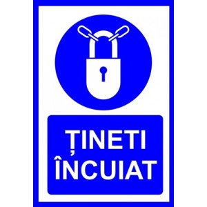 Indicator Tineti incuiat, Sticker autocolant