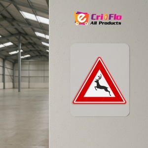Indicator Traversare de caprioare in zona, Sticker autocolant - Img 4