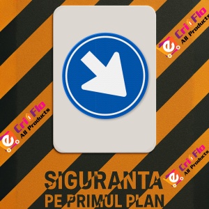 Indicator Treceti numai pe dreapta, Sticker autocolant - Img 3