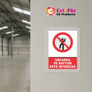 Indicator Urcarea pe rafturi este interzisa, Sticker autocolant - Img 4