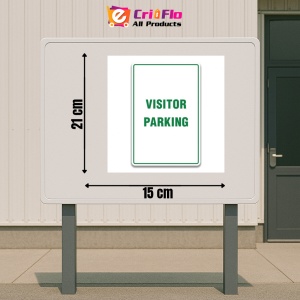 Indicator VISITOR PARKING SIGN, Sticker autocolant - Img 2