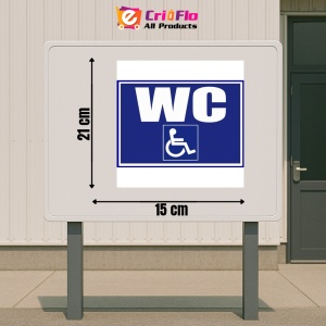 Indicator Wc pentru persoana cu handicap, Sticker autocolant - Img 2