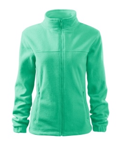 Jacheta polar dama de culoare verde menta