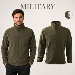 Jachetă Polar Fleece tip Bluză Hanorac Bărbați Călduroasă cu Fermoar Malfini Rimeck 501 – 280 g/m² - Img 19