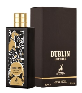 Parfum Alhambra Dublin Leather, 80 ml, apa de parfum, unisex, inspirat din Memo Paris Irish Leather