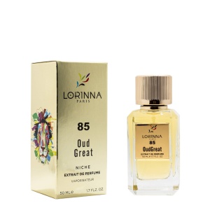 Parfum Lorinna Oud Great, no.85, Extract de parfum, unisex, 50 ml, inspirat din Initio Oud for Greatness - Img 1