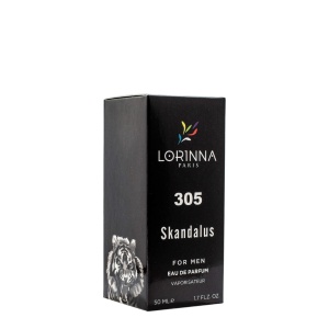 Parfum Lorinna Skandalus, no.305, apa de parfum, de barbat, 50 ml, inspirat din JPG Scandal Men - Img 3
