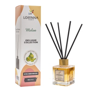 Parfum Odorizant de camera Lorinna Paris Melon 110 ml aroma de Pepene Galben - Img 1