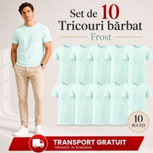Set 10 tricouri bărbat Malfini Basic Clasic, 100% bumbac, regular fit, 48 culori, mărimi XS–5XL - Img 23