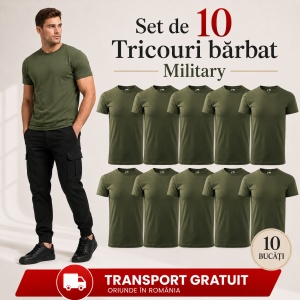 Set 10 tricouri bărbat Malfini Basic Clasic, 100% bumbac, regular fit, 48 culori, mărimi XS–5XL - Img 32