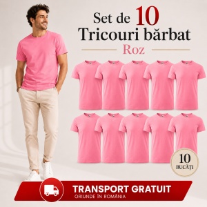Set 10 tricouri bărbat Malfini Basic Clasic, 100% bumbac, regular fit, 48 culori, mărimi XS–5XL - Img 42