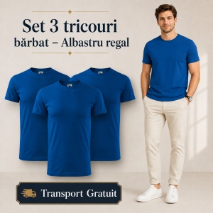 Set 3 Tricouri Bărbat Malfini, 100% Bumbac, 160 g/m², 48 Nuanțe, Mărimi XS–5XL, Transport Gratuit - Img 15