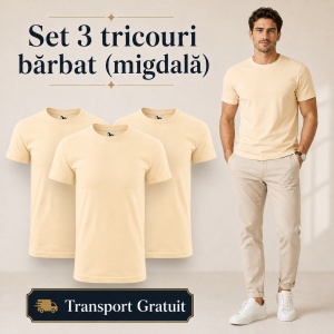 Set 3 Tricouri Bărbat Malfini, 100% Bumbac, 160 g/m², 48 Nuanțe, Mărimi XS–5XL, Transport Gratuit - Img 35
