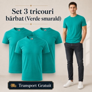 Set 3 Tricouri Bărbat Malfini, 100% Bumbac, 160 g/m², 48 Nuanțe, Mărimi XS–5XL, Transport Gratuit - Img 55
