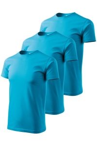Set 3 tricouri de culoare turcoaz