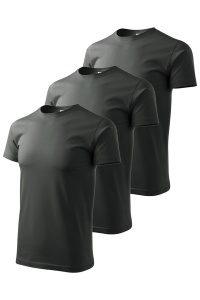 Set 3 tricouri de culoare gri ardezie