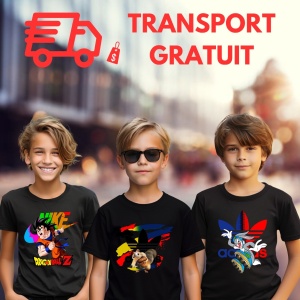 Set 3 Tricouri copii haioase - personalizate cu personajele Mickey Mouse, Scrat si Bugs Bunny - Cadou