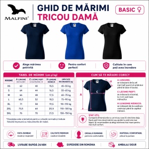 Set 3 Tricouri Damă 100% Bumbac – Casual Clasic, Albastru Marin, Albastru Regal și Negru | Transport Gratuit - Img 3