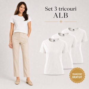 Set 3 tricouri dama - diverse culori pentru femei - Img 16