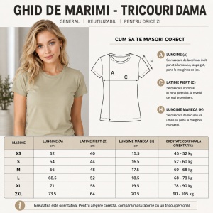 Set 3 tricouri simple dama bumbac clasic casual pentru femei, alb, gri inchis, kaki deschis 134 - Img 4