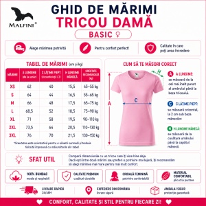 Set 4 Tricouri Damă 100% Bumbac – Casual Clasic, Roz, Roșu Fucsie, Gri Deschis și Alb | Transport Gratuit - Img 3