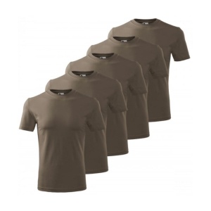 Set 5 tricouri clasice Army, barbatesti din bumbac 100%, pentru barbati 132 - Img 6