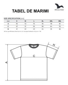 Set 5 tricouri clasice Rosu, barbatesti din bumbac 100%, clasice pentru barbati 132 - Img 12