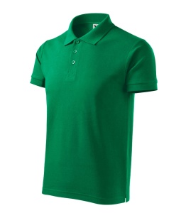 Tricou polo cu guler barbati de culoare verde