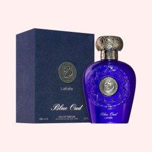 Set parfum Lattafa Blue Oud 100ml, parfum Arabesc, Unisex, Gentuta cosmetice - Img 12