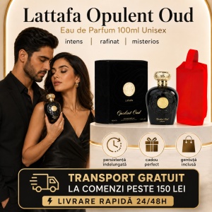 Set parfum Lattafa Opulent Oud 100ml, parfum Arabesc, Unisex, Gentuta cosmetice - Img 10
