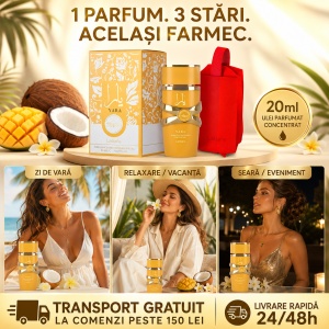 Set parfum Lattafa Yara Tous Concentrated Oil 20ml, parfum Arabesc, Femei, Gentuta cosmetice - Img 8