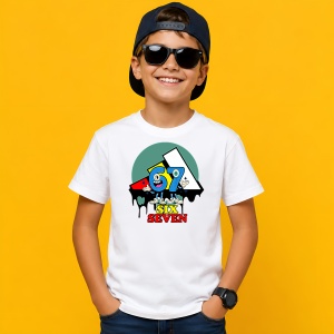 Tricou 67 Six Secven Stil Urban Logo Street Art, din bumbac 100% Copii | Dama | Barbat