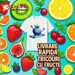 Tricou Afine amuzant de vara yoga, Fructe, Copii | Dama - Img 12