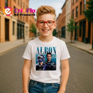 Tricou Alex Albon Portret Si Masina Red Bull Formula 1, Copii | Dama | Barbat - Img 7