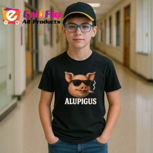 Tricou Alupigus Gangster, Copii | Dama | Barbat , tricou negru - Img 5