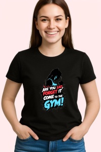 Tricou Are You Sad Come To The Gym, Copii | Dama | Barbat, culoare negru - Img 4