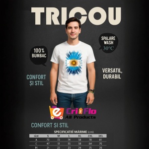 Tricou Argentina Steag Splash Art, Copii | Dama | Barbat - Img 5