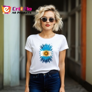 Tricou Argentina Steag Splash Art, Copii | Dama | Barbat - Img 12
