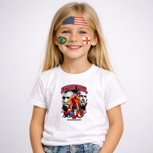 Tricou Arturo Vidal Chile World Cup Fifa 2026 Vw, din bumbac 100%, tricou alb, Copii | Dama | Barbat - Img 2