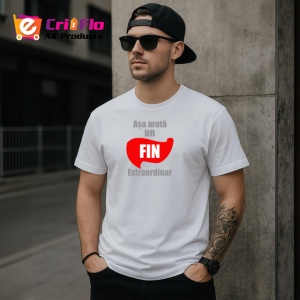 Tricou Asa Arata Un Fin Extraordinar Rosu V2, din bumbac 100% , tricou alb pentru Barbat - Img 2