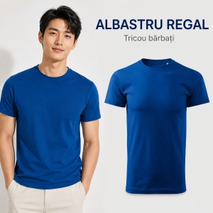 Tricou Bărbat Basic Free, 100% Bumbac, Guler Rotund, Croială Tubulară, S–3XL, 18 Culori - Img 15