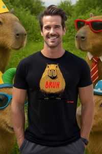Tricou Barbat CapyBara - Bruhh - Img 4