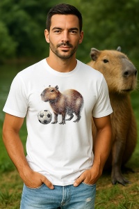 Tricou Barbat CapyBara - fotbalist