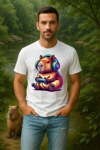 Tricou Barbat CapyBara - Gamer