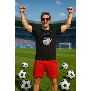 Tricou Barbat cu Fotbalistul Alessandro Bastoni - Inter Milano