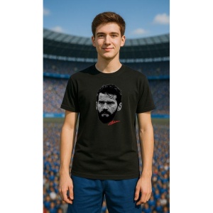 Tricou Barbat cu Fotbalistul Alisson Becker - Liverpool FC - Img 3