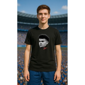 Tricou Barbat cu Fotbalistul Brahim Diaz Real Madrid - Img 4