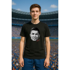 Tricou Barbat cu Fotbalistul Cristiano Ronaldo - Al - Nassr - Img 6