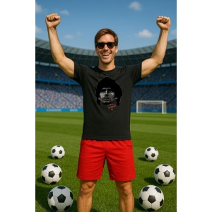 Tricou Barbat cu Fotbalistul Diego Armando Maradona - Napoli - Img 2