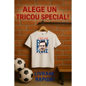 Tricou Barbat cu Fotbalistul Fabiin Ruiz Pea - Paris Saint - Germain - Img 10